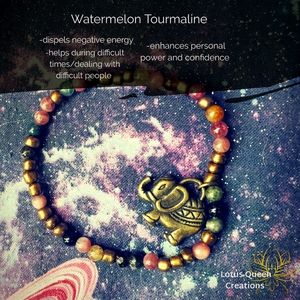 Watermelon Tourmaline Bracelet
